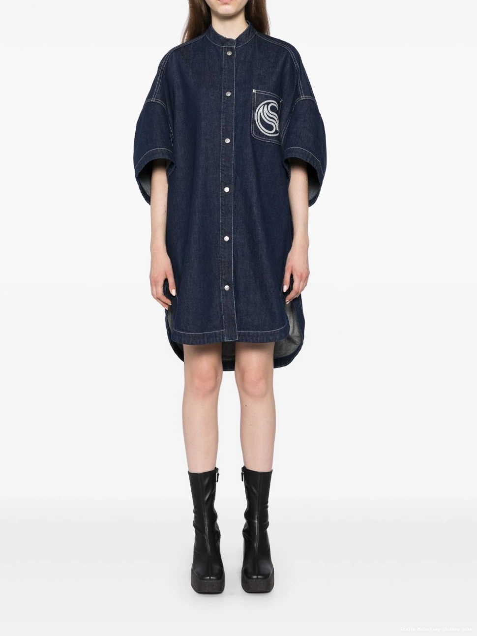 Cheap dress Stella Women S-wave McCartney denim 0331